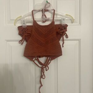 Xhilaration Terracotta Crochet Bikini